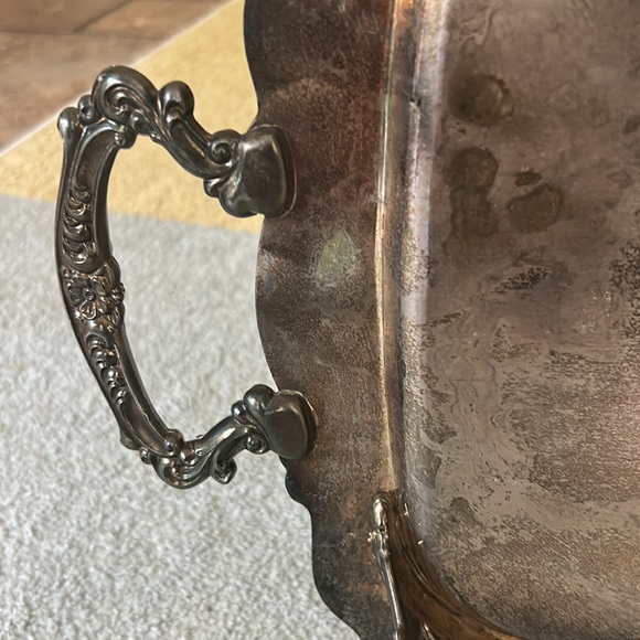 Ornate Silver Tray - Picture 6 of 8